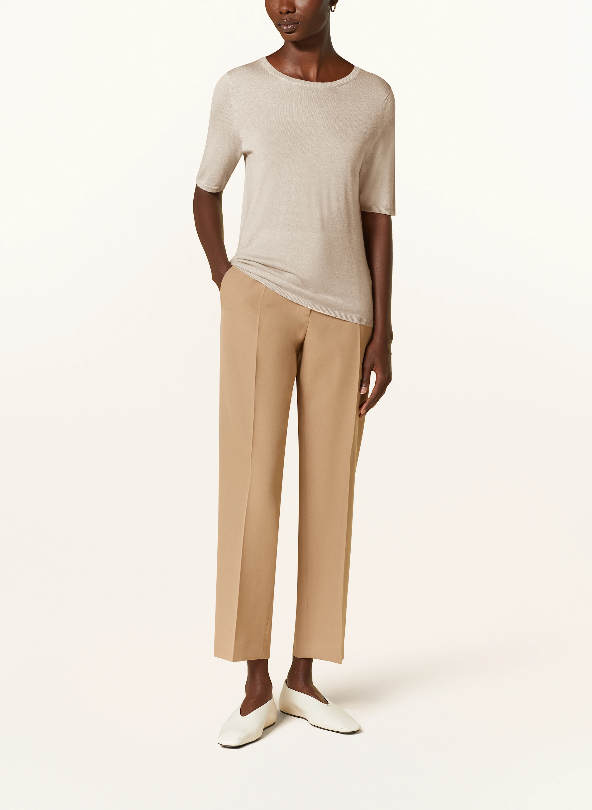 IRIS von ARNIM Strickshirt aus Cashmere mit Seide