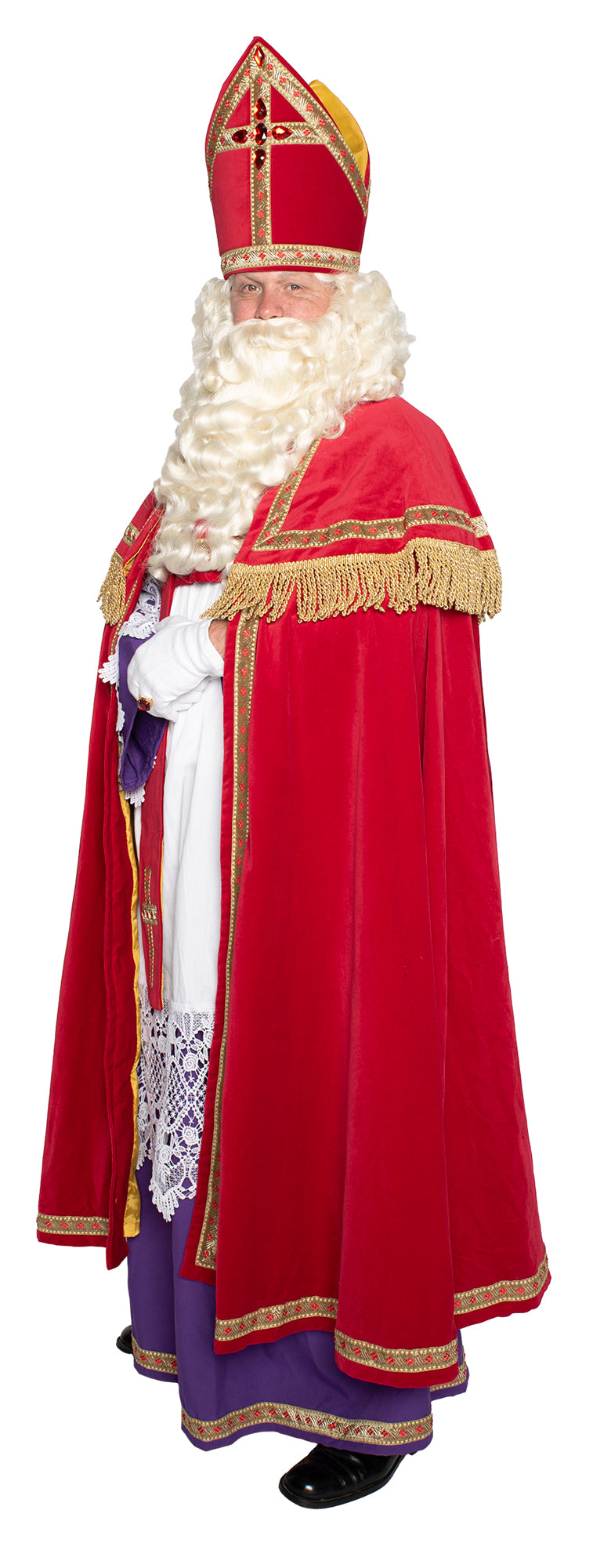 Sinterklaaspak Katoen Fluweel 4 delig