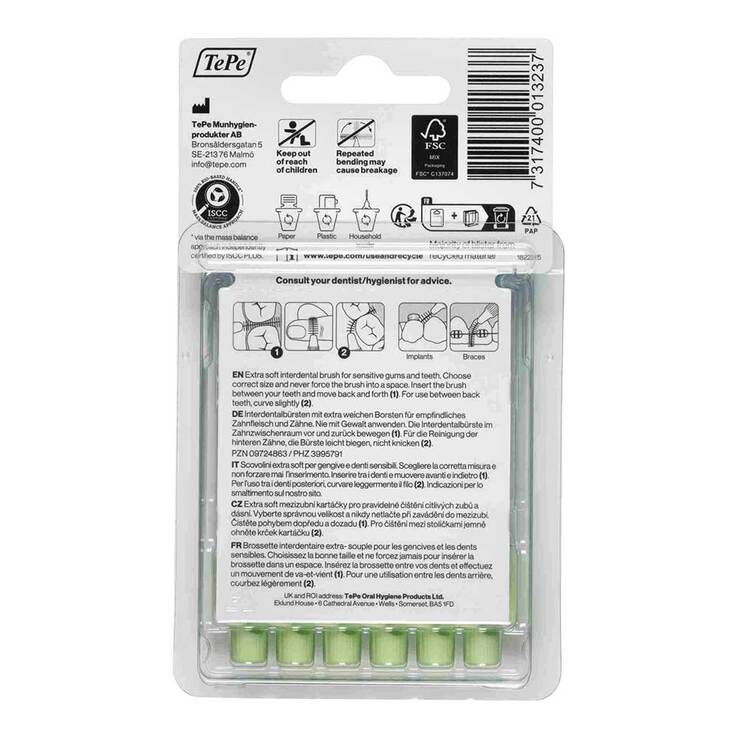 Tepe Interdentalbürste x-weich 0,8mm, 6 St