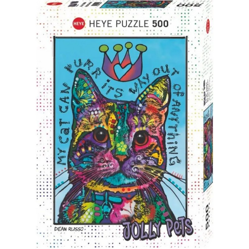 Puzzle 500 pièces - Jolly Pets - My Cat can Purr