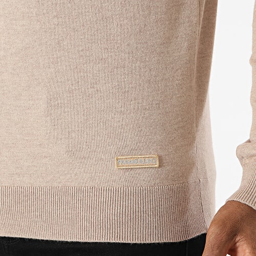 Pull Beige Chiné