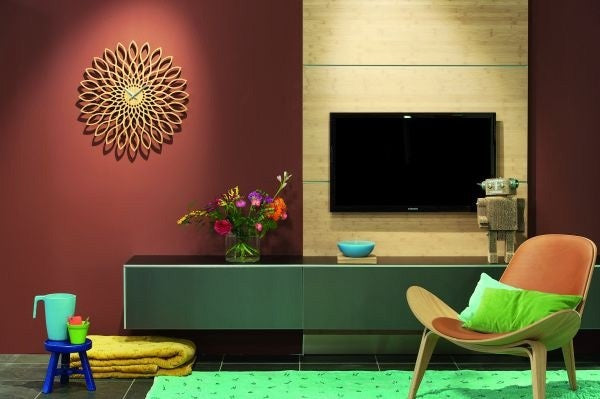 Karlsson Wandklok Sunflower Ã 60 cm