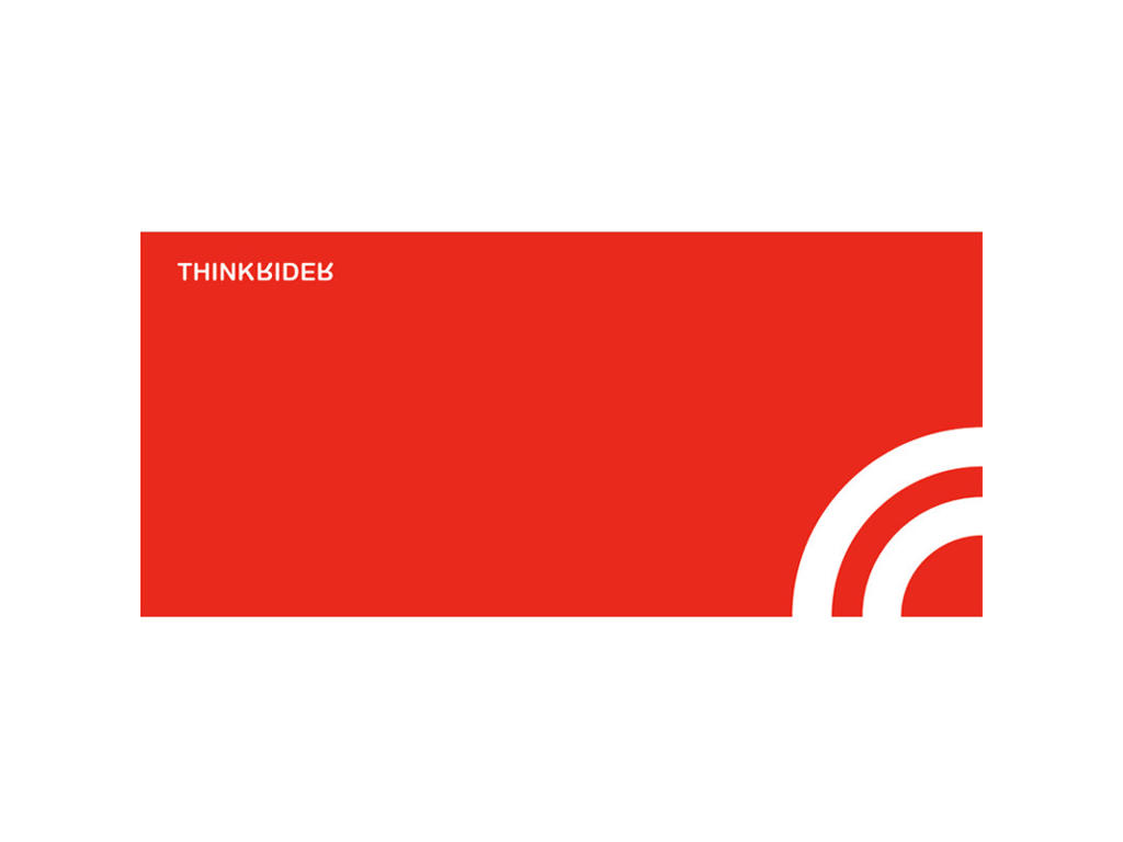 Thinkrider træningsmåtte til hometrainer198 x 91 cm rød