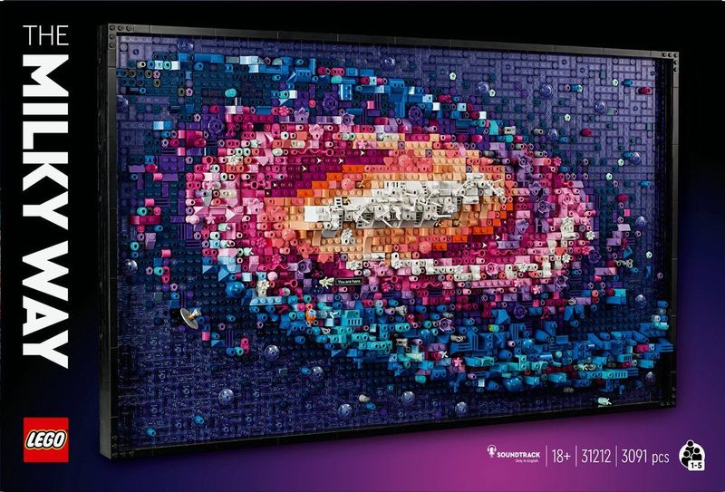 LEGO - Art - Melkwegstelsel - 3091 Stukken - Creatieve Wanddecoratie