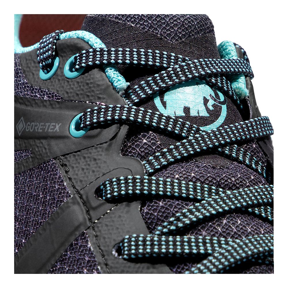Mammut SERTIG II LOW GTX - Chaussures randonné Femme black/dark frosty