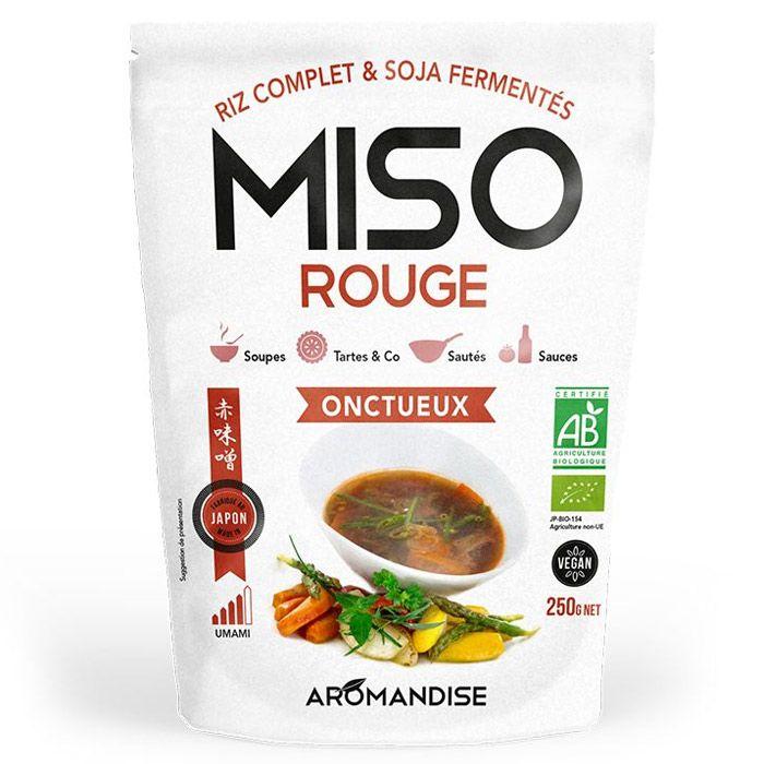 Miso rouge onctueux bio 250 g Aromandise