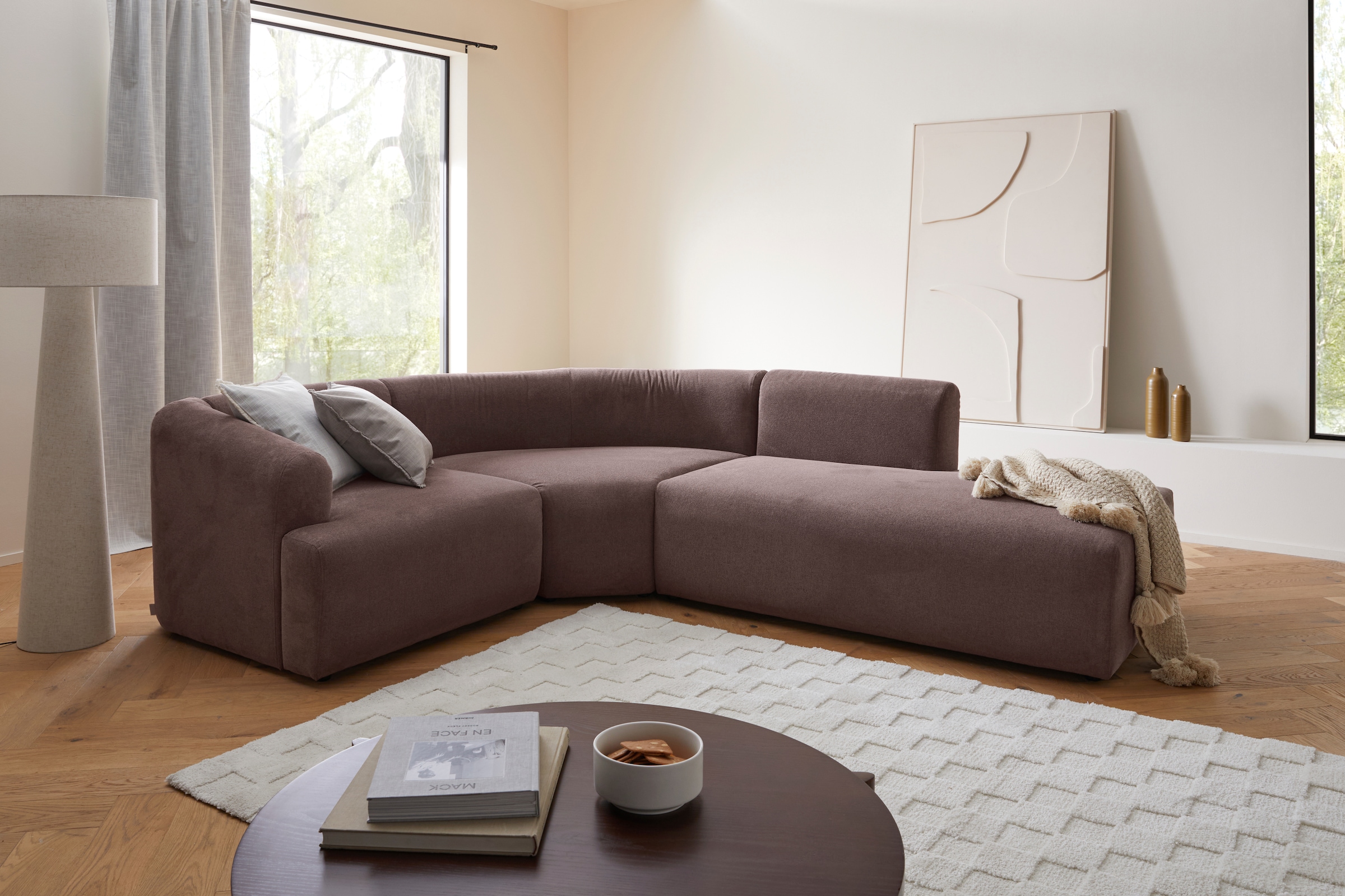 LeGer Home by Lena Gercke Chaiselongue »LYZA Open end, Loungemöbel zum Relaxen, Masse B/T/H: 152/96/74 cm« als Modul oder separat verwendbar, für individuelle Zusammenstellung