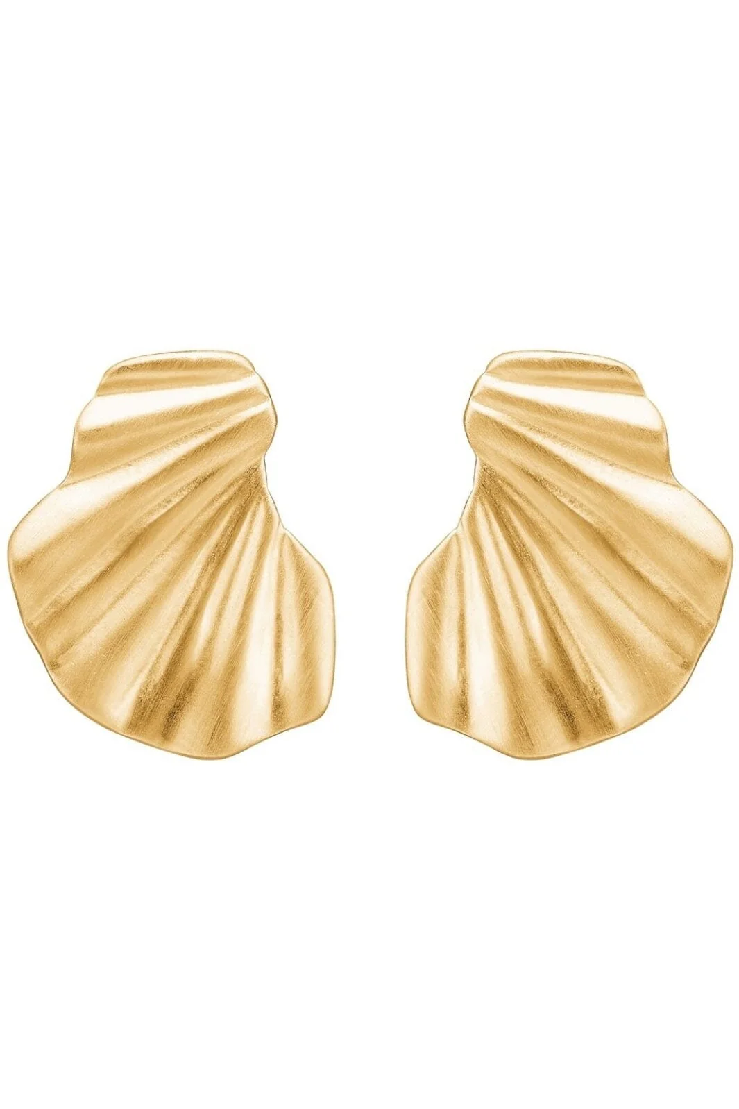 Enamel Copenhagen Earring, Wave 925s gp m