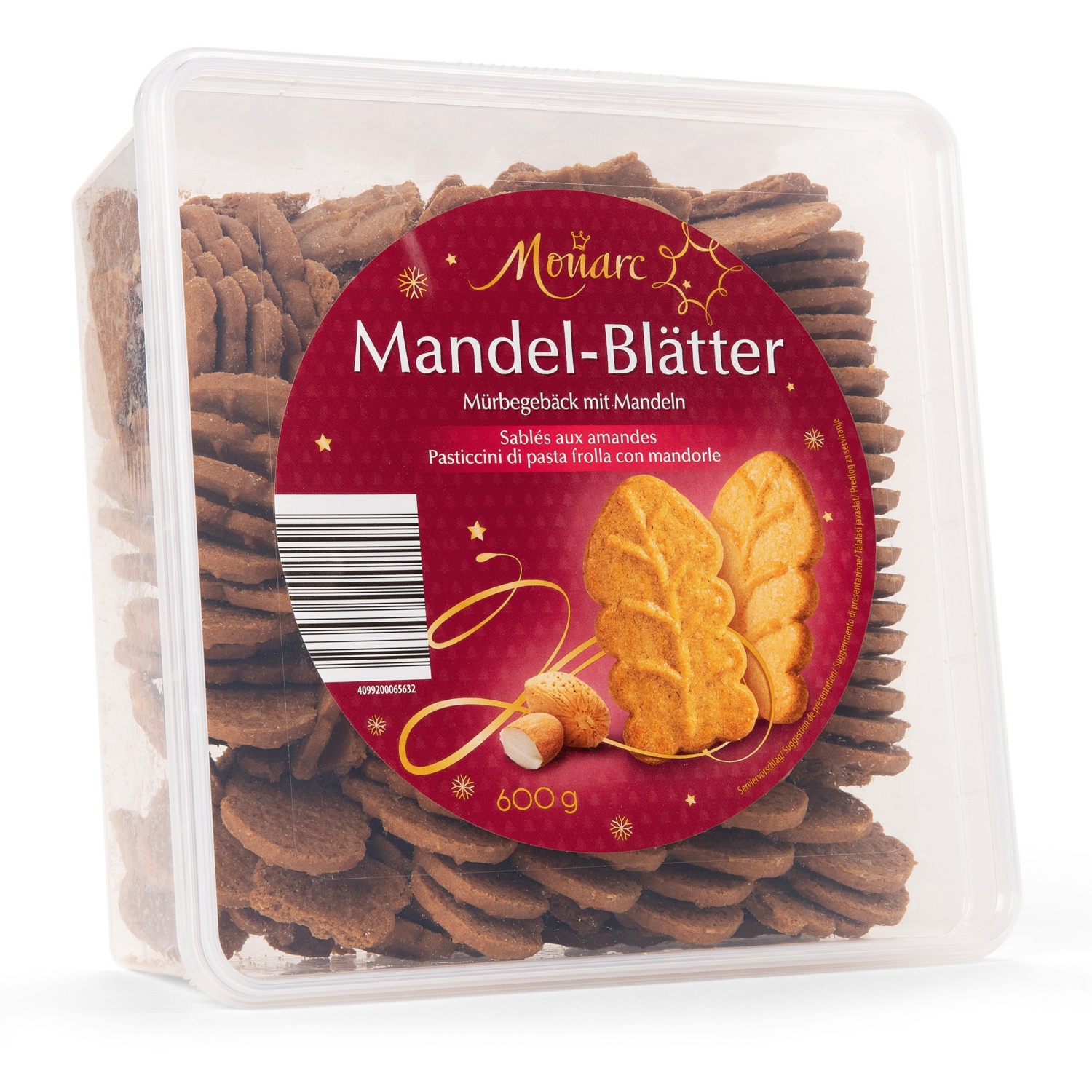MONARC Keksdose, Mandel 600 g