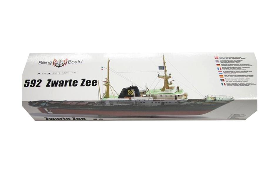 Bausatz Schlepper Zwarte Zee, 900 mm 1:90<br>Detailgetreuer Schiff Modellbausatz