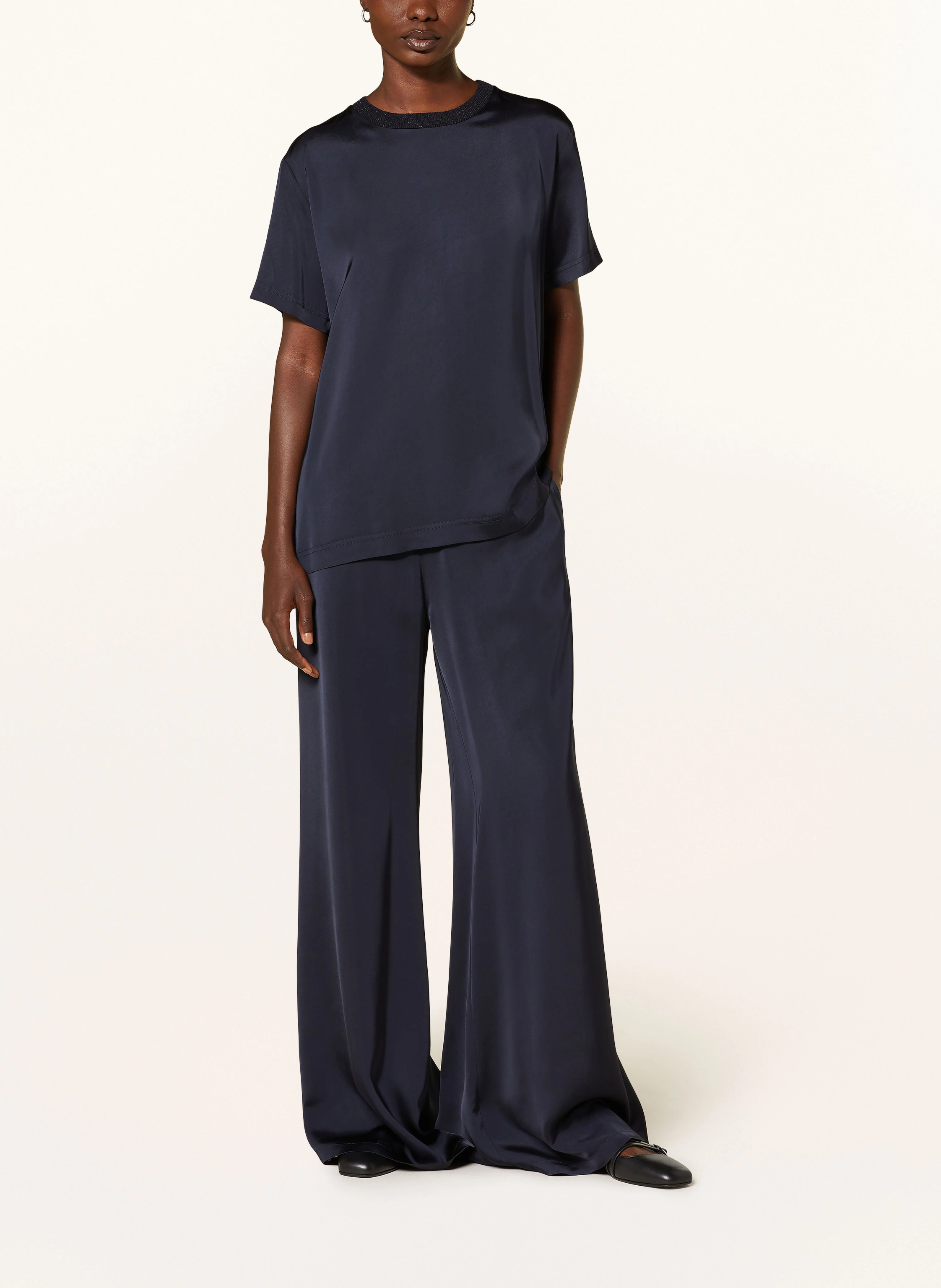 FABIANA FILIPPI Marlenehose aus Satin