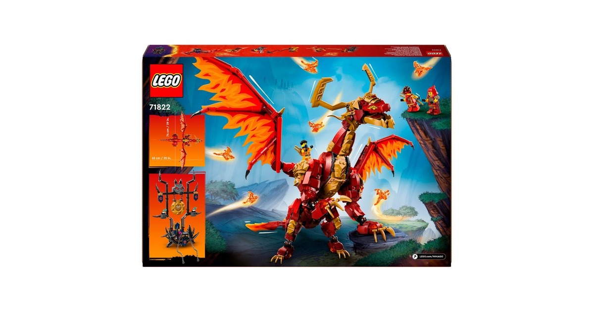 LEGONinjago - Brondraak van Beweging Constructiespeelgoed  (71822)