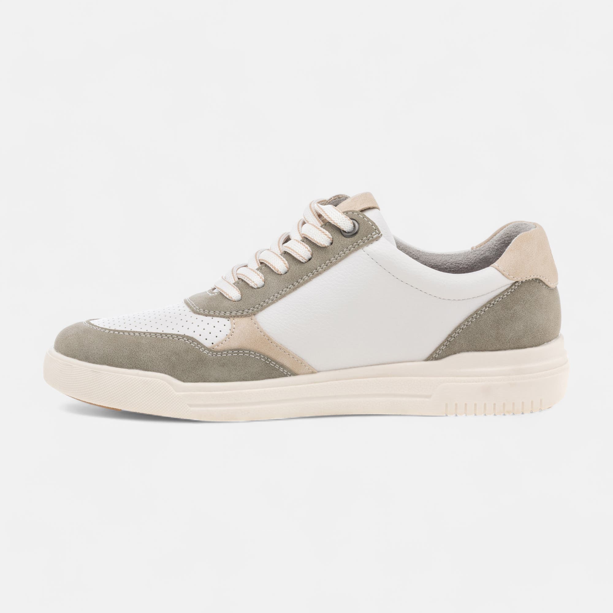 Baskets basses Femme kaki