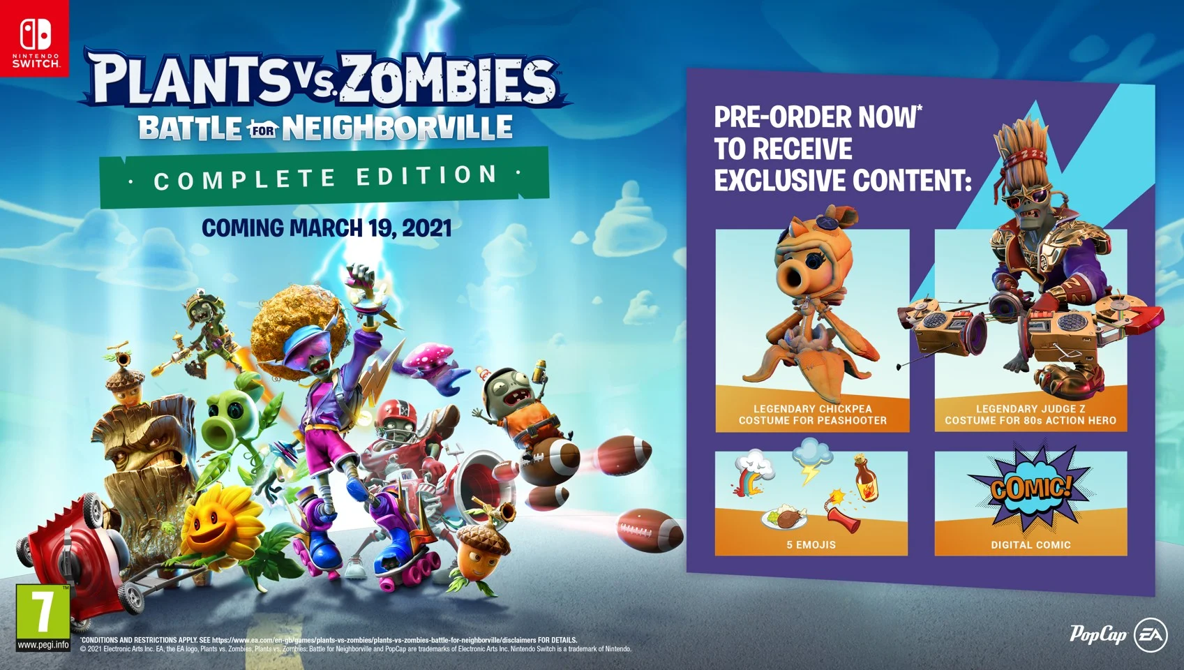 Plants vs. Zombies: Battle for Neighborville (Complete Edition)- Nintendo Switch