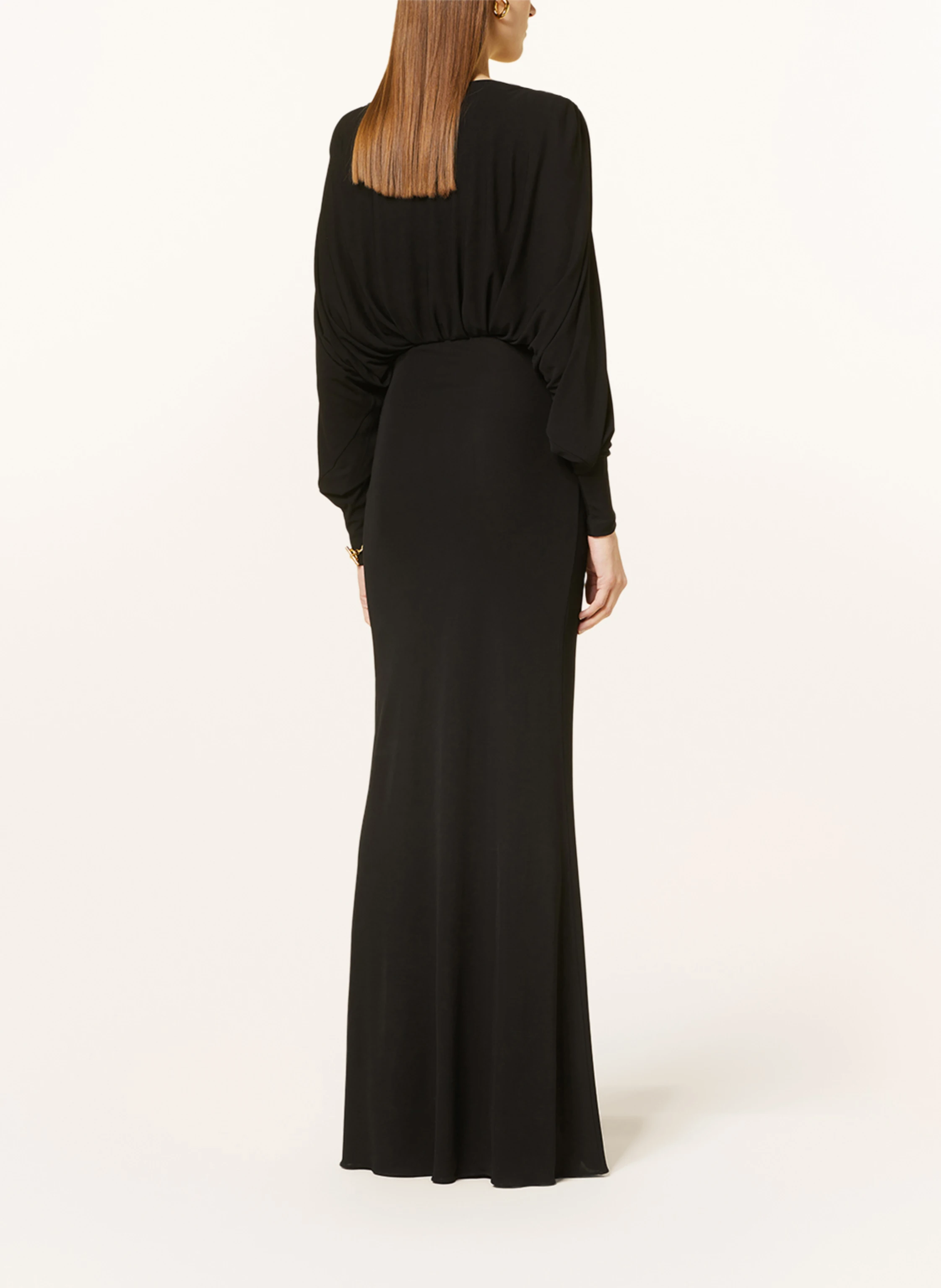 SAINT LAURENT Kleid in Wickeloptik mit Cut-out