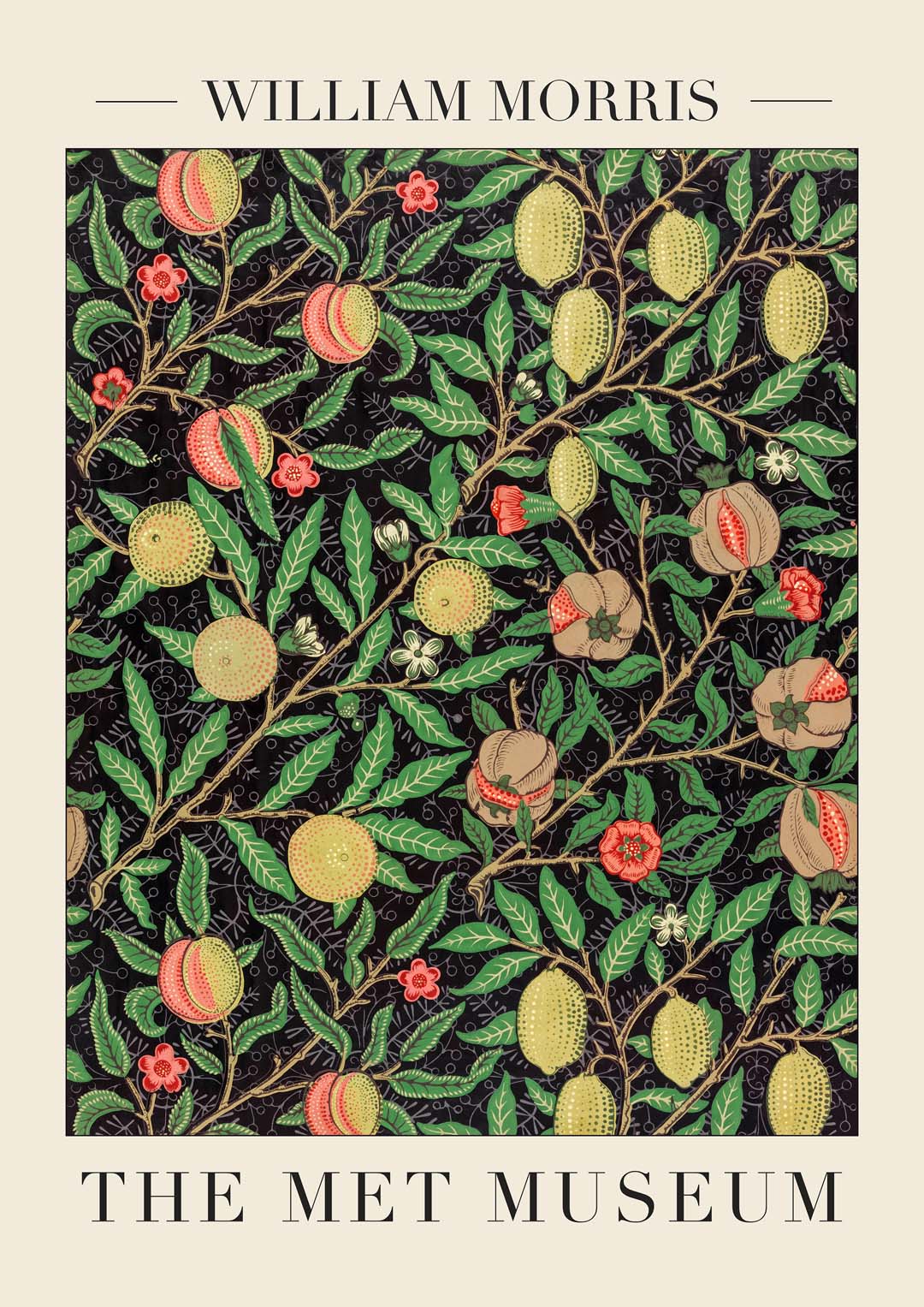 William Morris Fruit Pattern Art Ausstellung