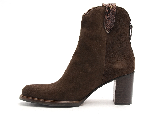 Muratti boots bottine talons femme rafin marron