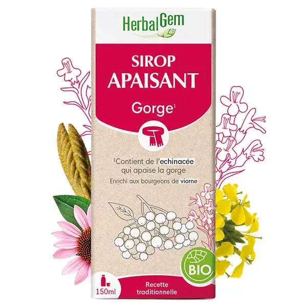 Xarope refrescante orgânico Herbalgem 150ml