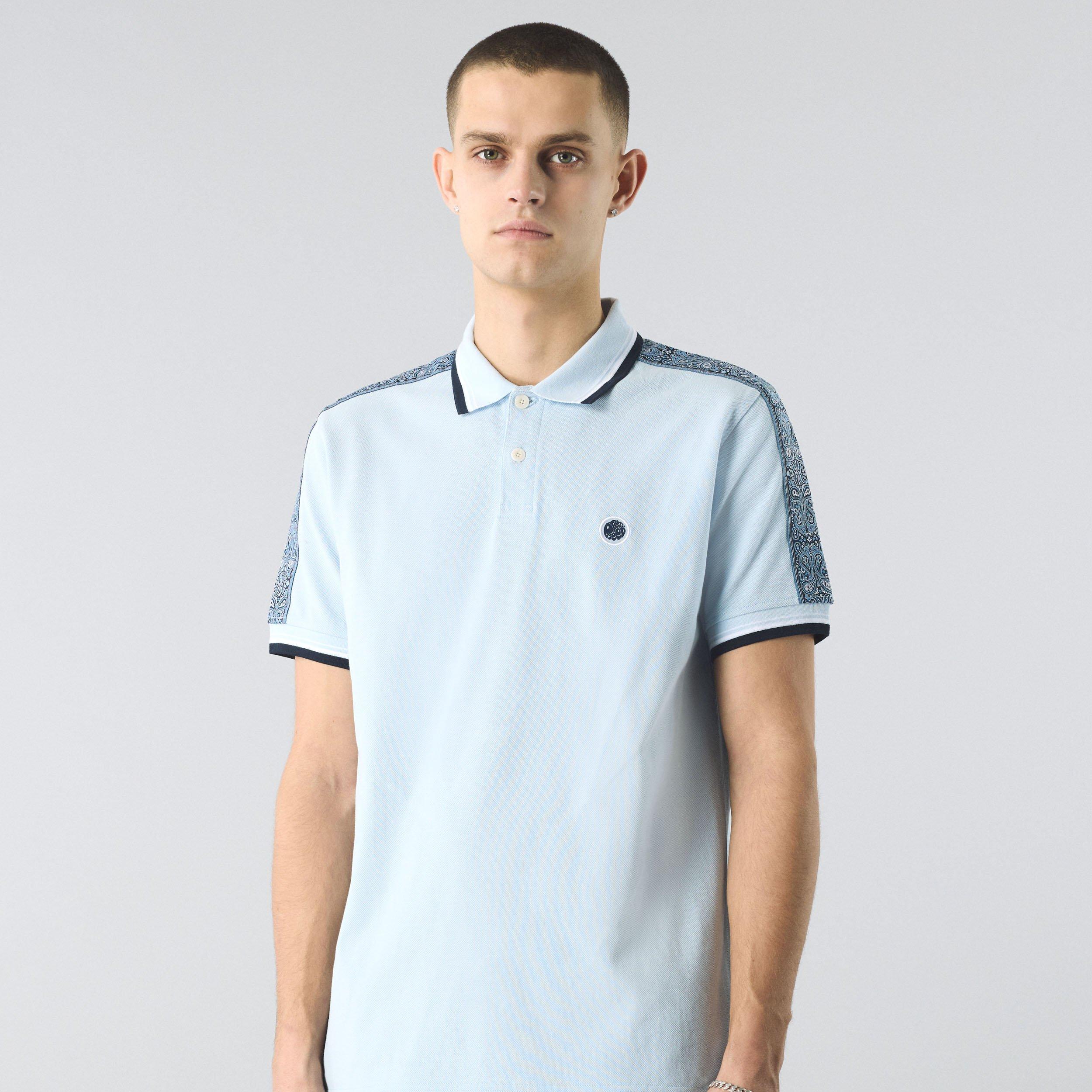Pretty Green Eclipse Tape Polo Shirt