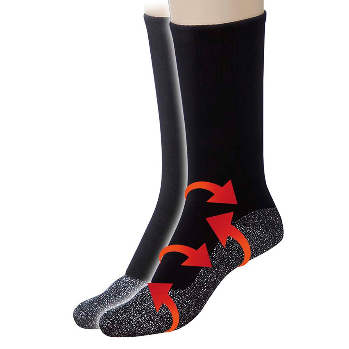 Best Direct® Thermosocken mit Aluminiumfaser - Wintersocken Stepluxe Anti Cold Socks