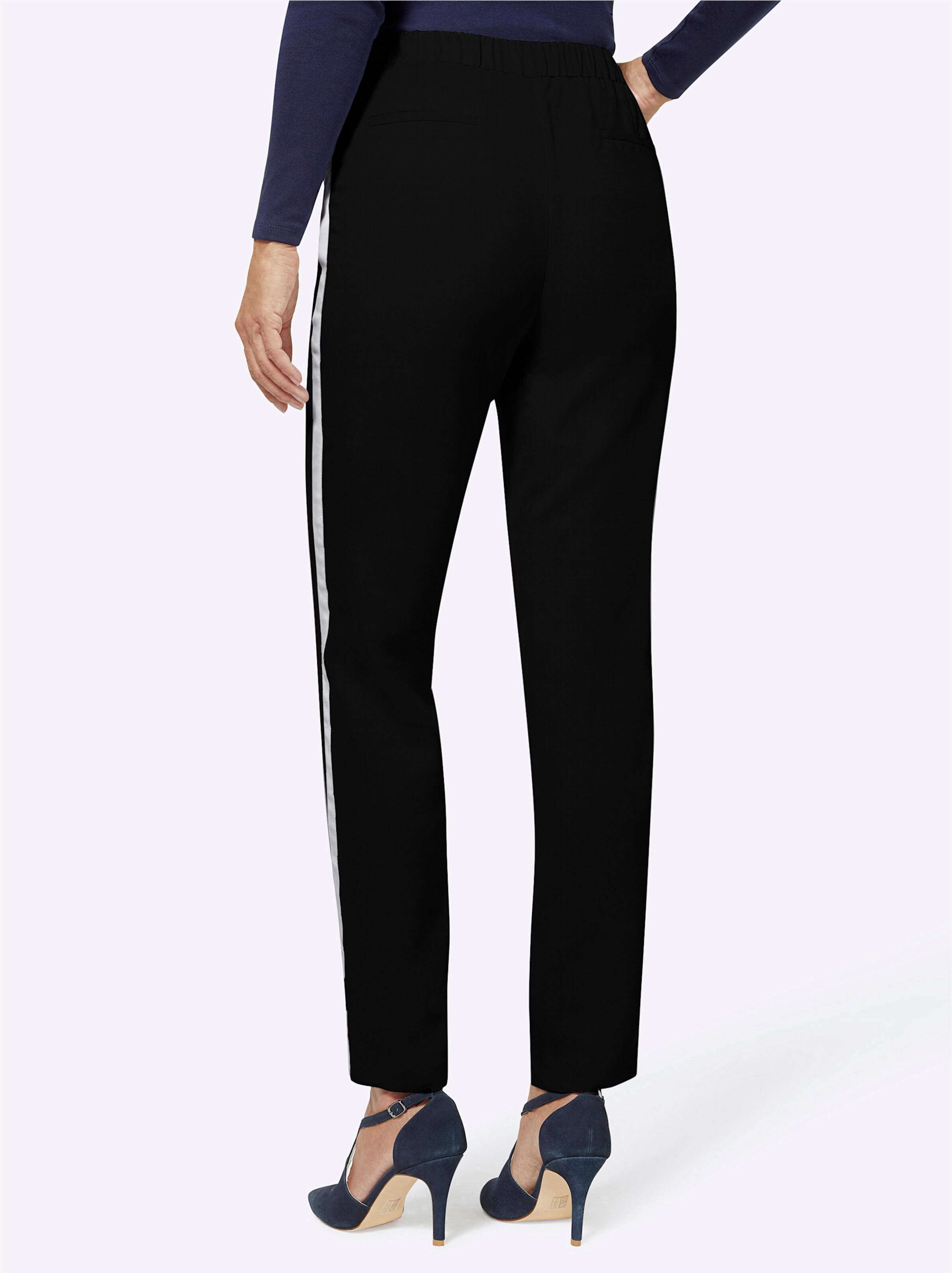 Stretch-Hose in schwarz