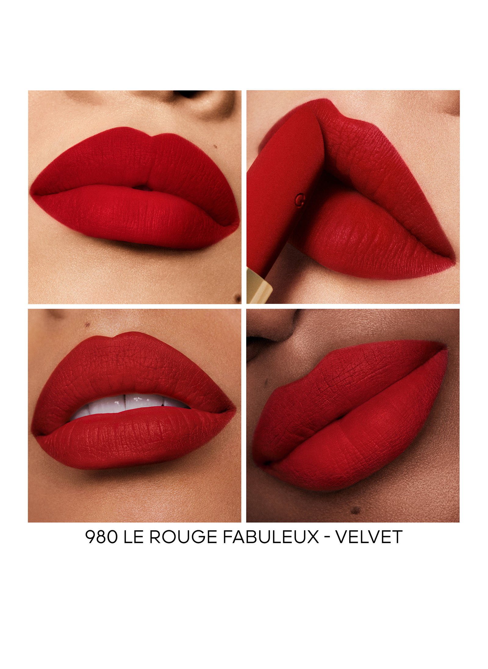 ROUGE G La rechargeLe rouge à lèvres soin personnalisable |- 980 LE ROUGE FABULEUX - VELVET