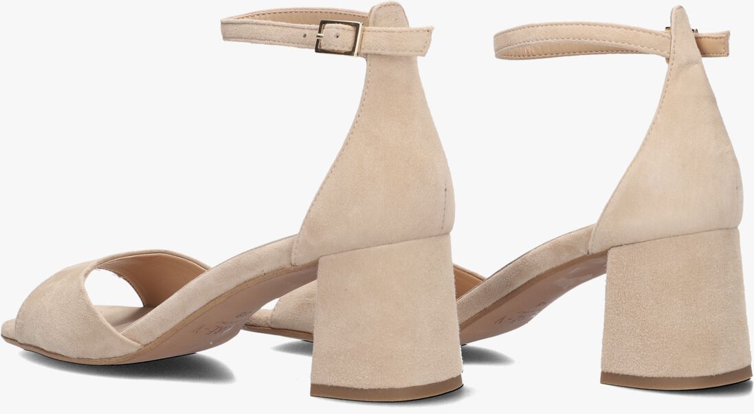 beige notre-v sandalen met hak 46654