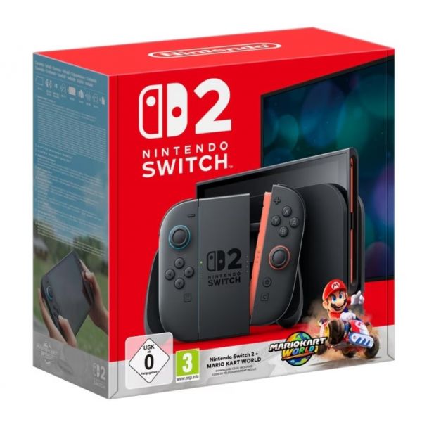 Nintendo Switch 2 256GB Black   Mario Kart World