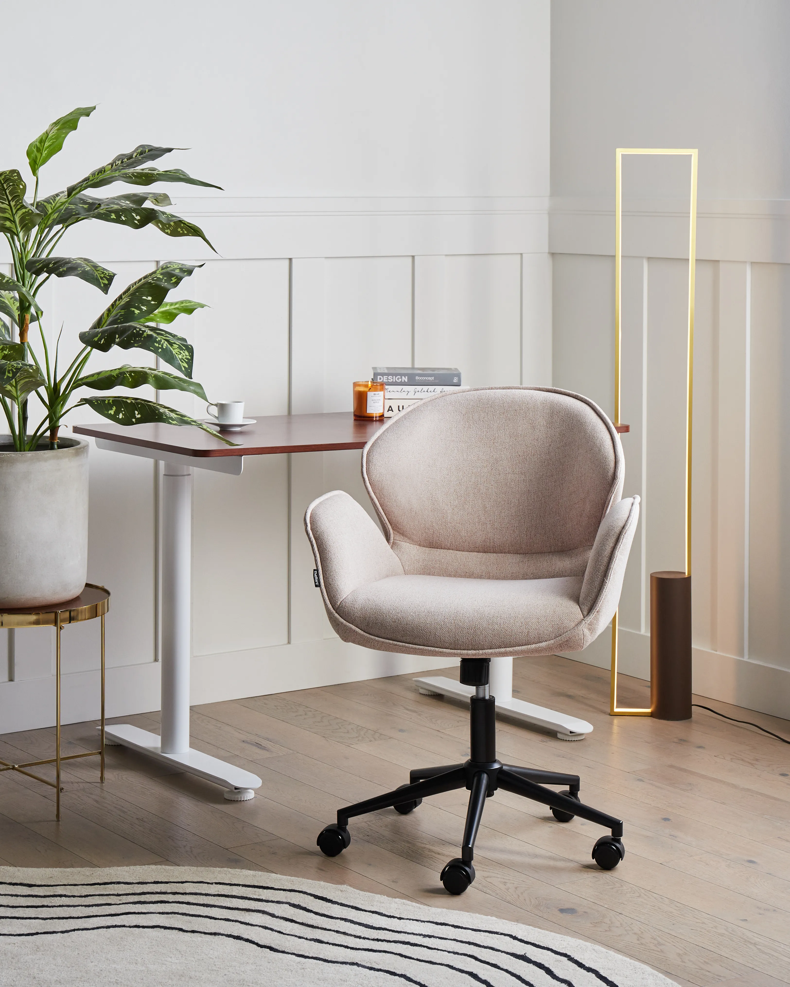 Bureaustoel BELMAR Stof Taupe