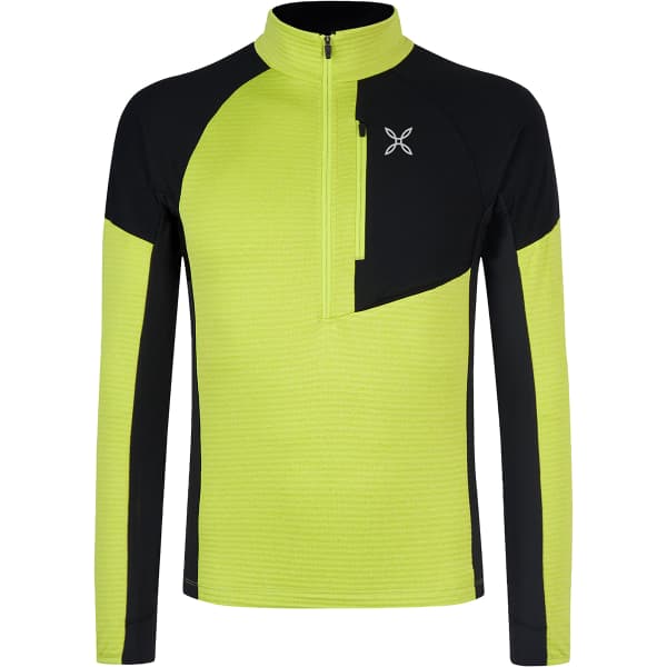 Veste polaire randonnée MONTURA THERMAL GRID 2 ANORAK GREEN LIME