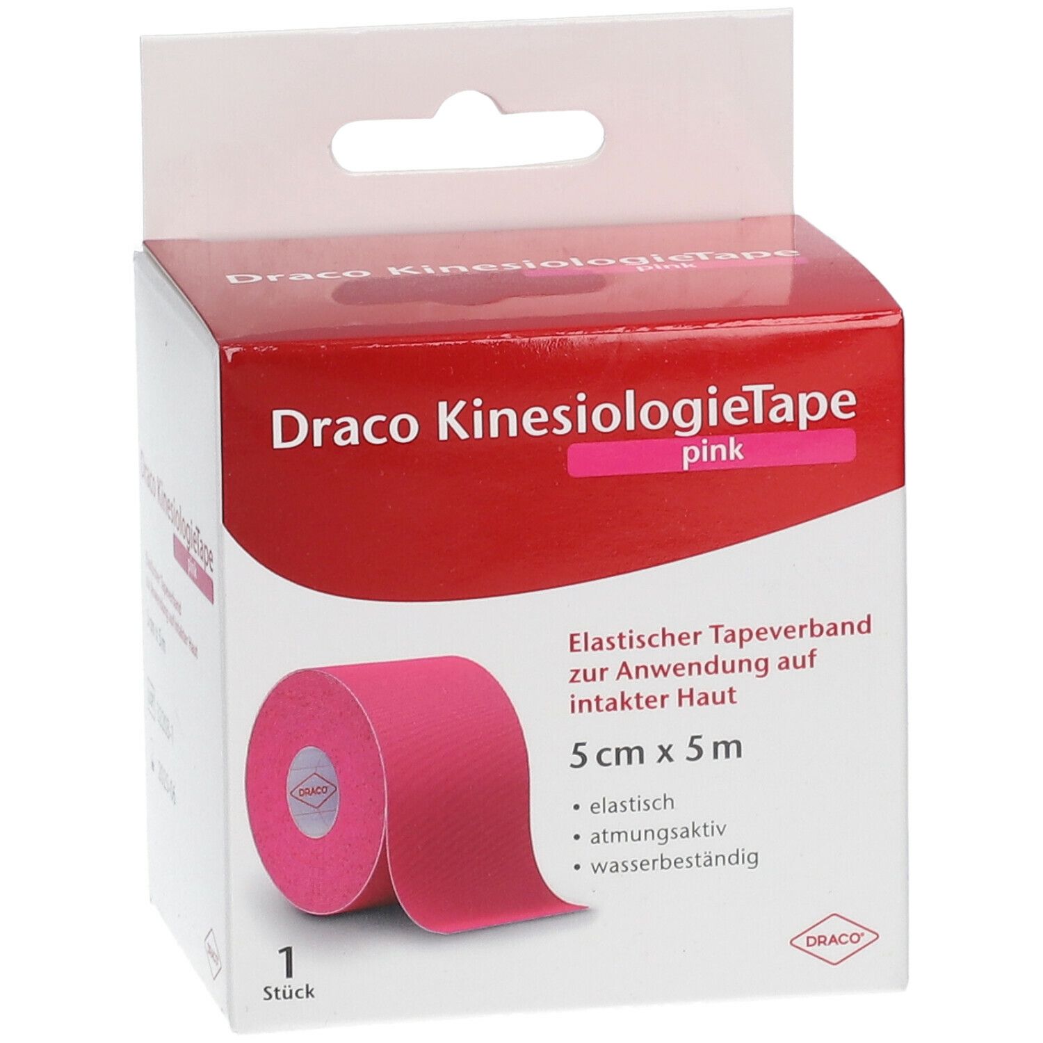Draco KinesiologieTape 5 x 5 cm Türkis