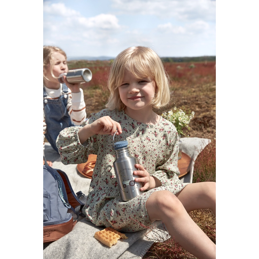 LÄSSIG Trinkflasche aus Edelstahl, Adventure Tractor 500 ml