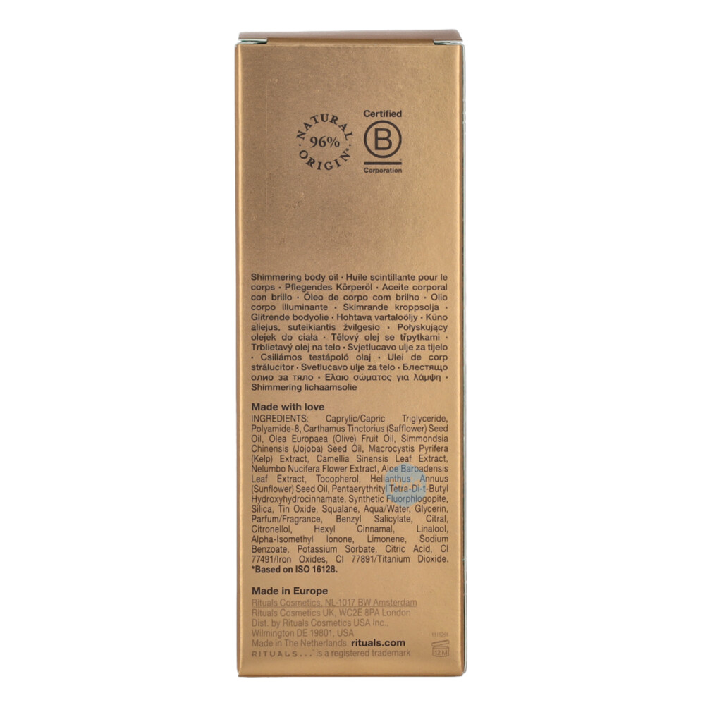 Rituals Shimmering Body Oil The Ritual of Karma100 ml