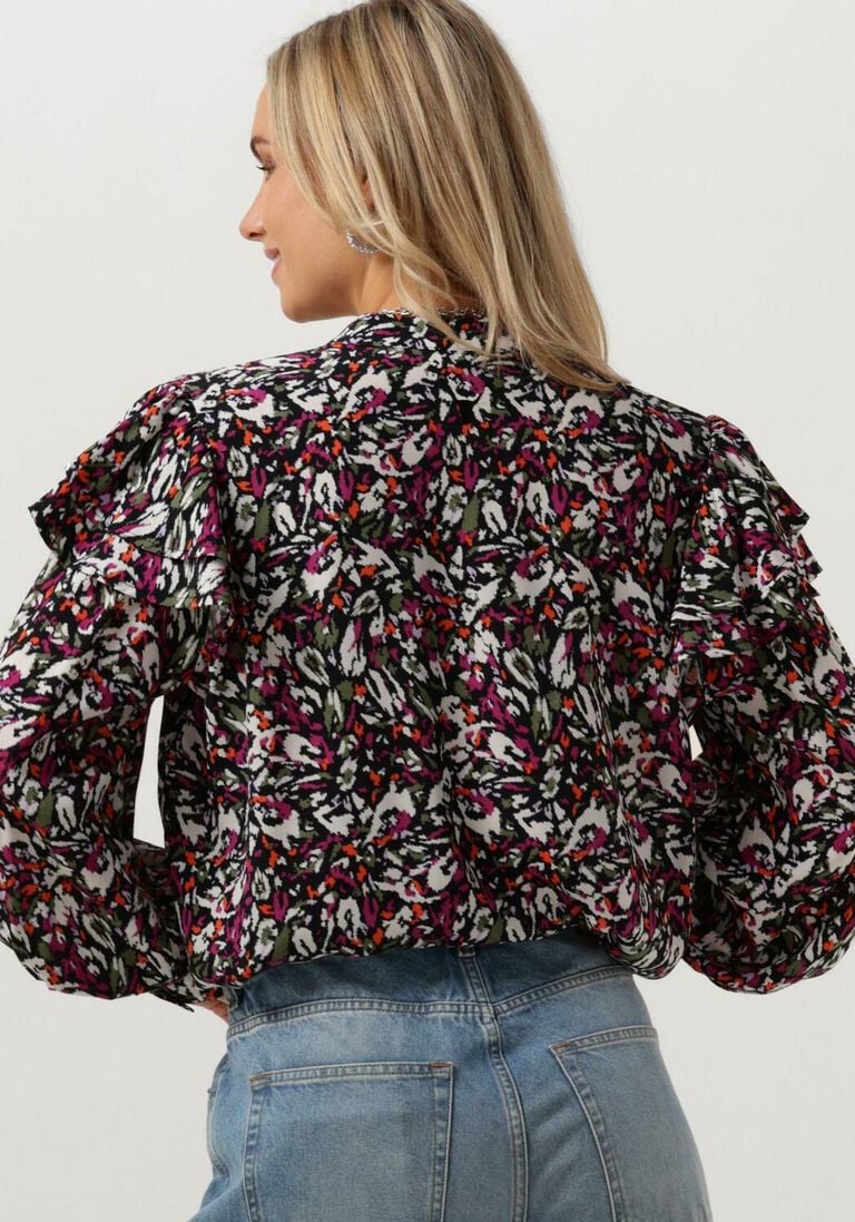 ALIX THE LABEL multi alix the label blouse ladies woven blurry flower blouse
