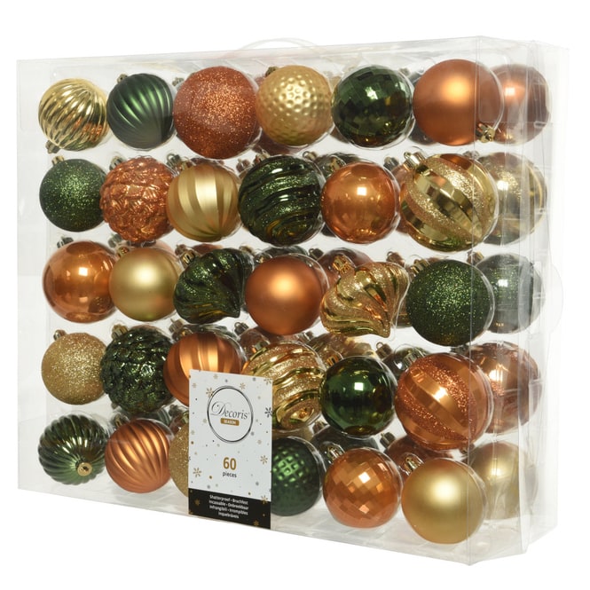 Christbaumkugeln - Forest Friends - Ø = ca. 7 cm - 60 Stück