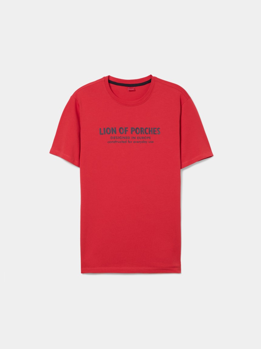 T-shirt de manga curta em algodão
