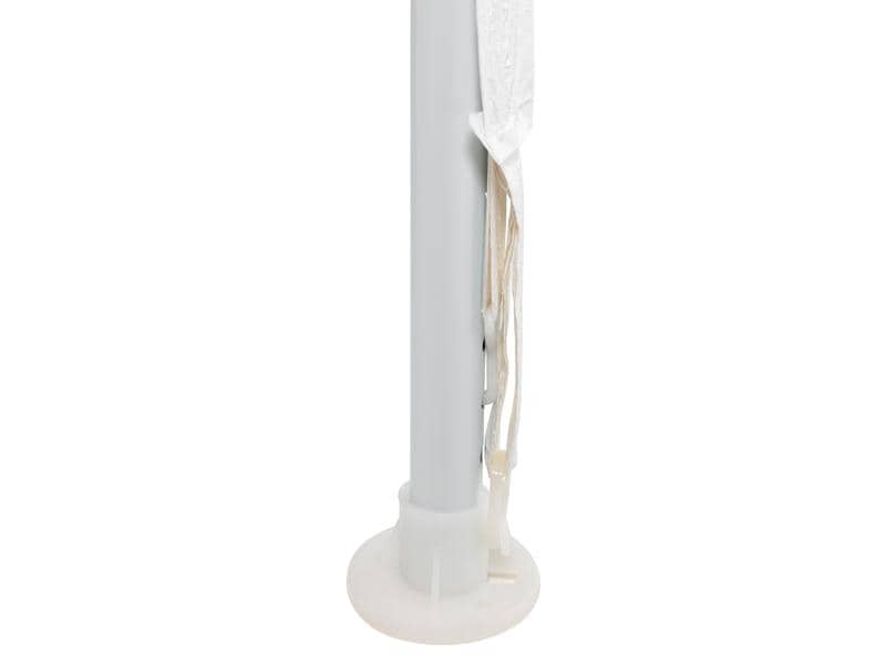 COCON Pavillon F00412, 3 x 3 m, Weiss Schutz vor Sonneneinstrahlung und leichtem Nieselregen