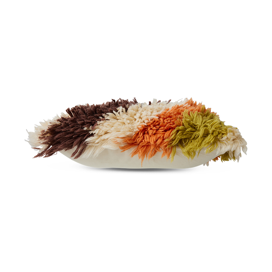 Sierkussen Fluffy Striped 55x55 cm