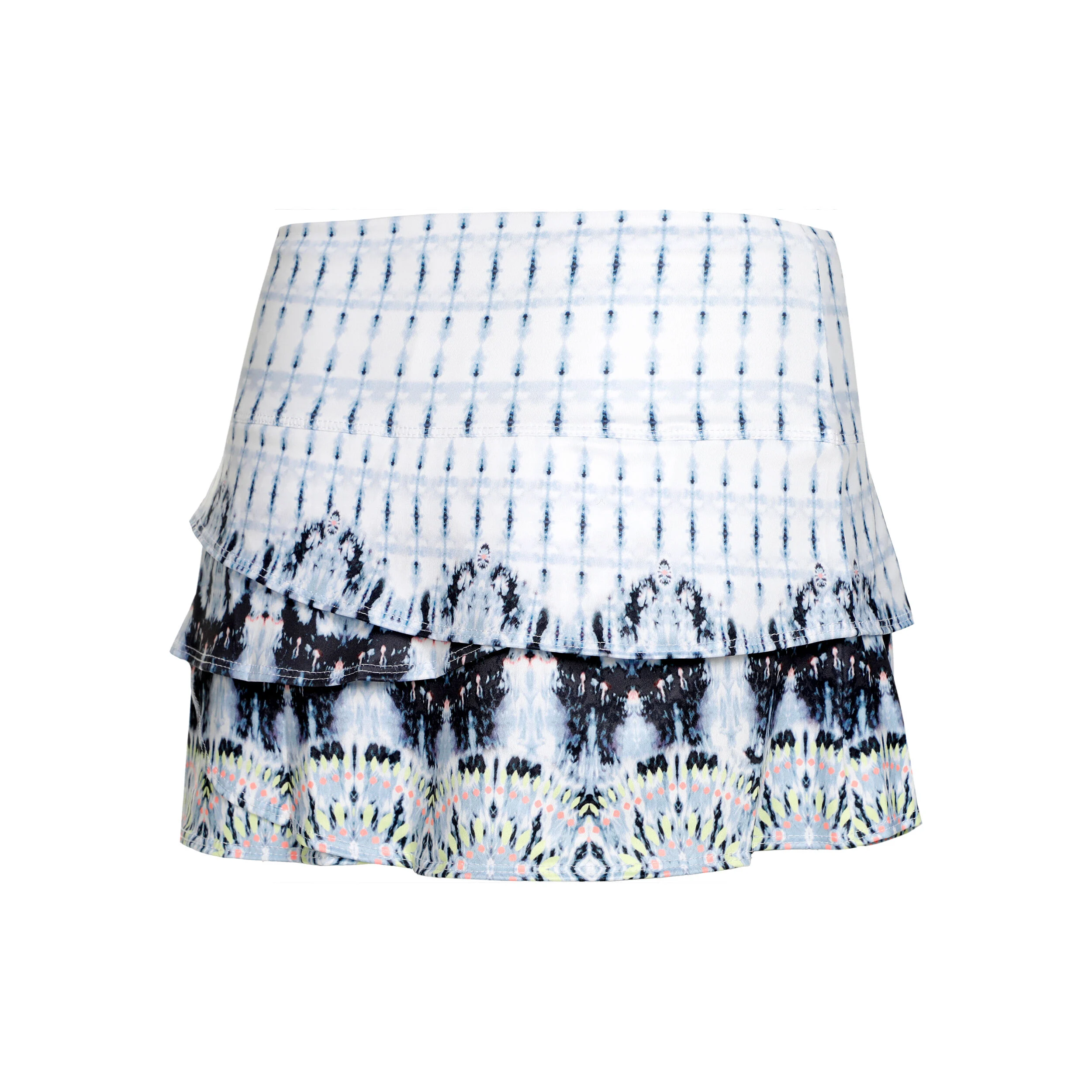 Lucky in Love Tye Dye Groove Jupe Femmes - Blanc , Bleu