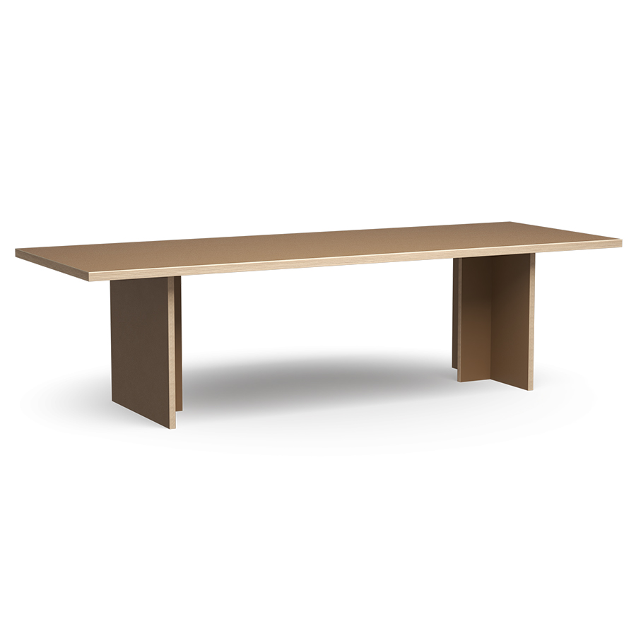 Eettafel Rectangular 280x100 bruin