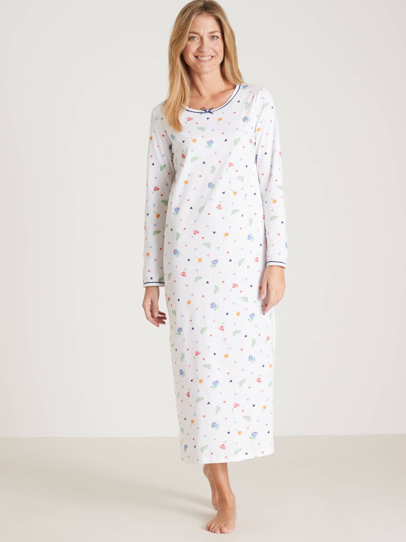 Lot de 2 chemises de nuit longues