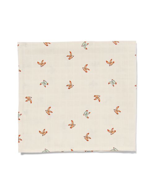 3 linges hydrophiles en coton 60x60