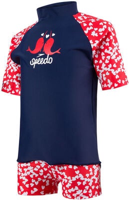 Speedo Spashmaster UV-Sett, Navy/Red