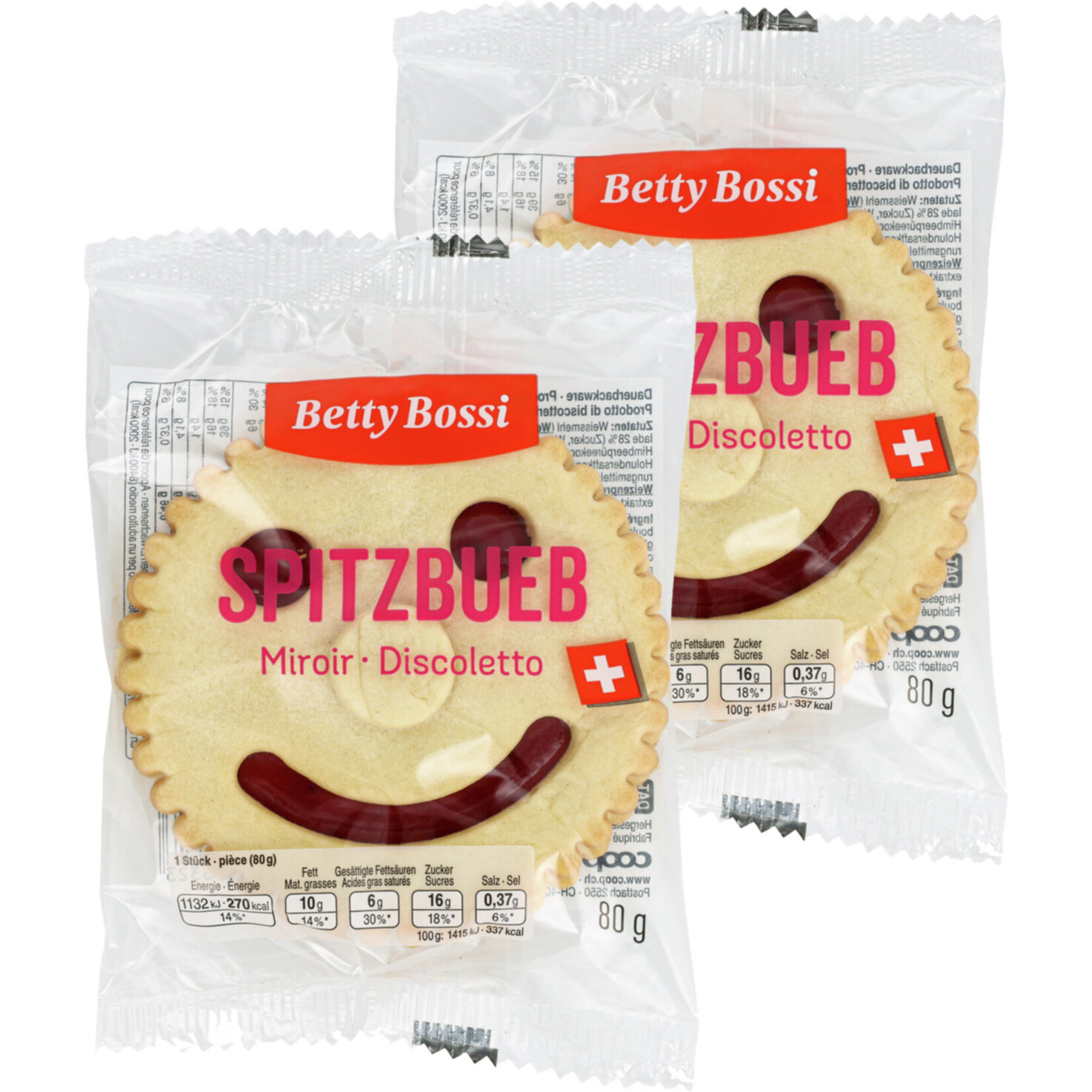 Betty Bossi Spitzbube 2x 80g