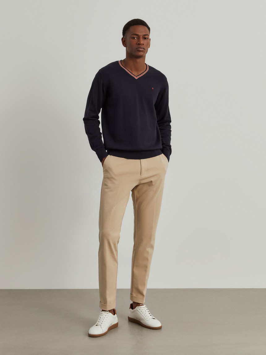 Calças chino regular fit