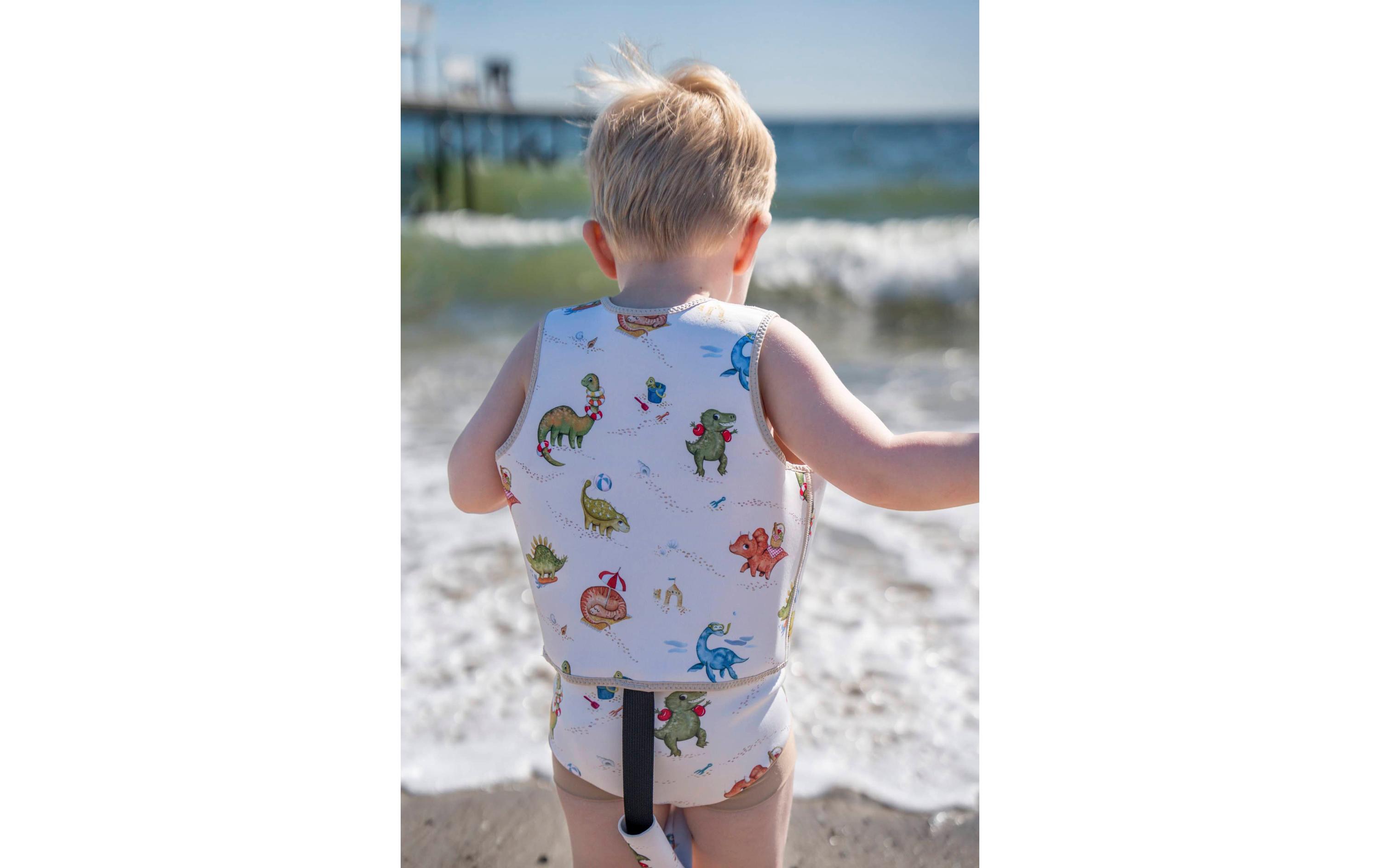 Schwimmweste 3-4 Jahre Dino BeachKinder-Schwimmlernweste mit Reissverschluss