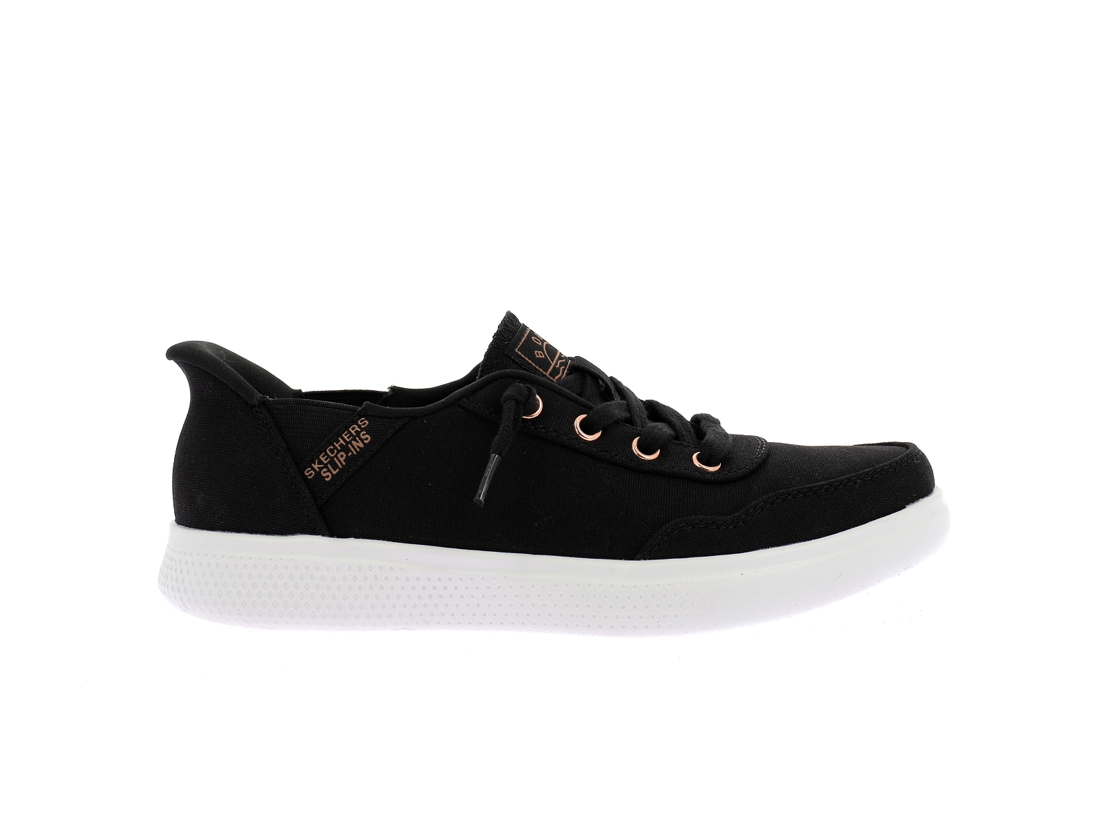 Skechers-BOBS SKIPPER KEEP IT SWEE Textile Noir Bronze