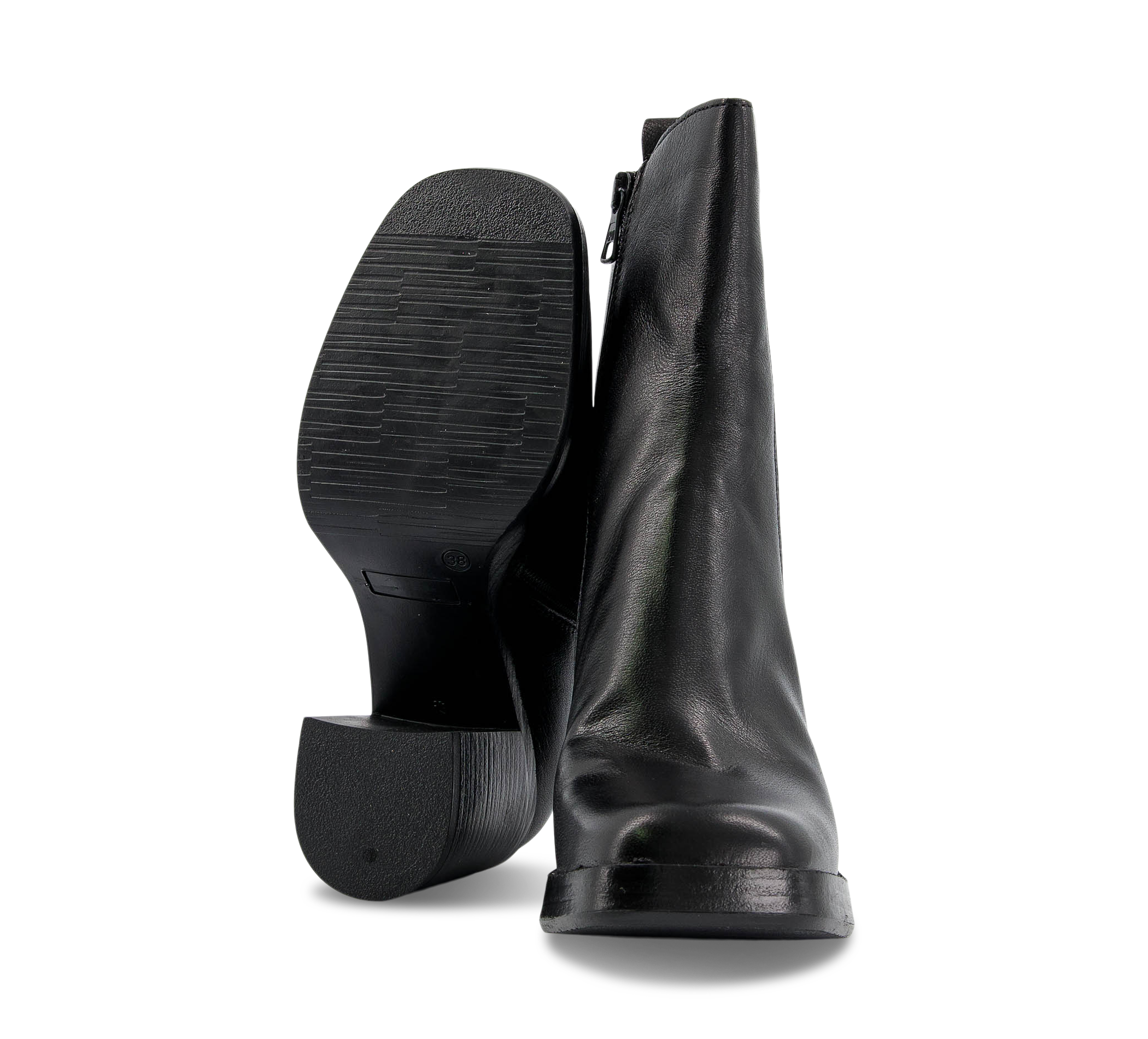 1874 by Walder Klassische Stiefelette schwarz