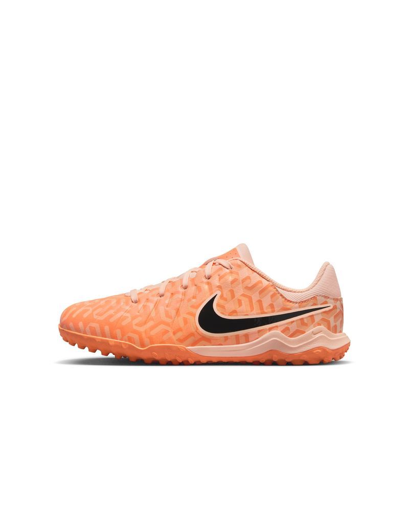 Chaussures de football Nike Legend 10 Academy TF Orange pour enfant