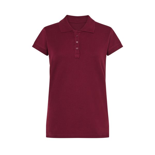 FYL Polo Regular 100% Algodão Mulher Bordeaux M - POPOL431